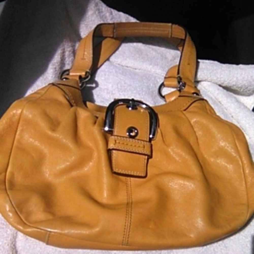 Coach leather purse